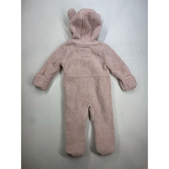 The North Face Infants’ Campshire Fleece One-Piece Pink Moss 6-12 Months NWT - Picture 2 of 5